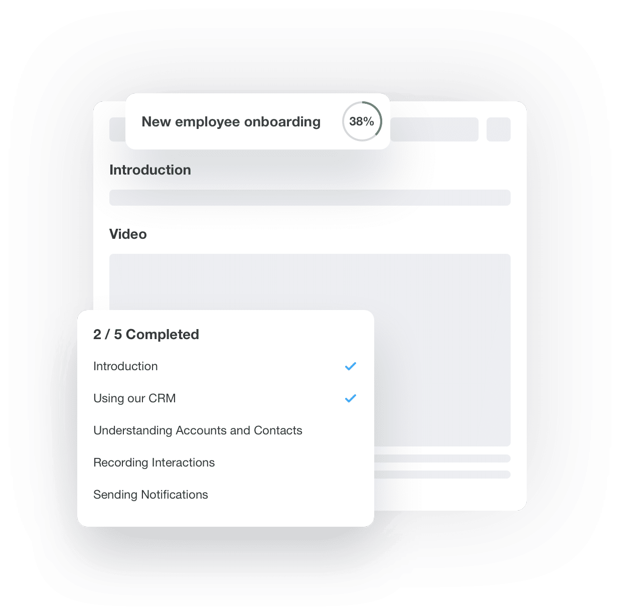 Find & Follow Training UI Illustration