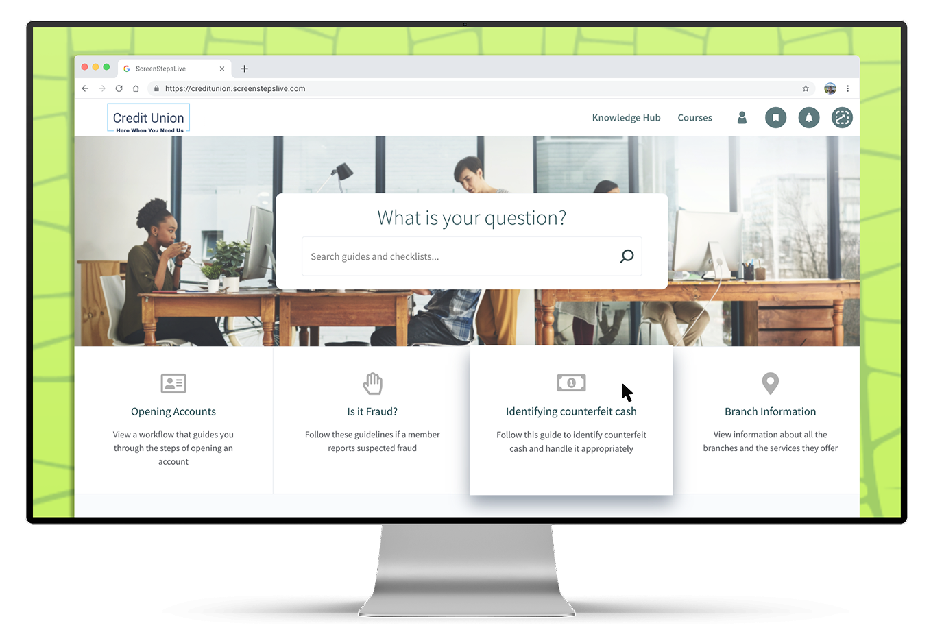 ScreenSteps Knowledge Ops Platform UI