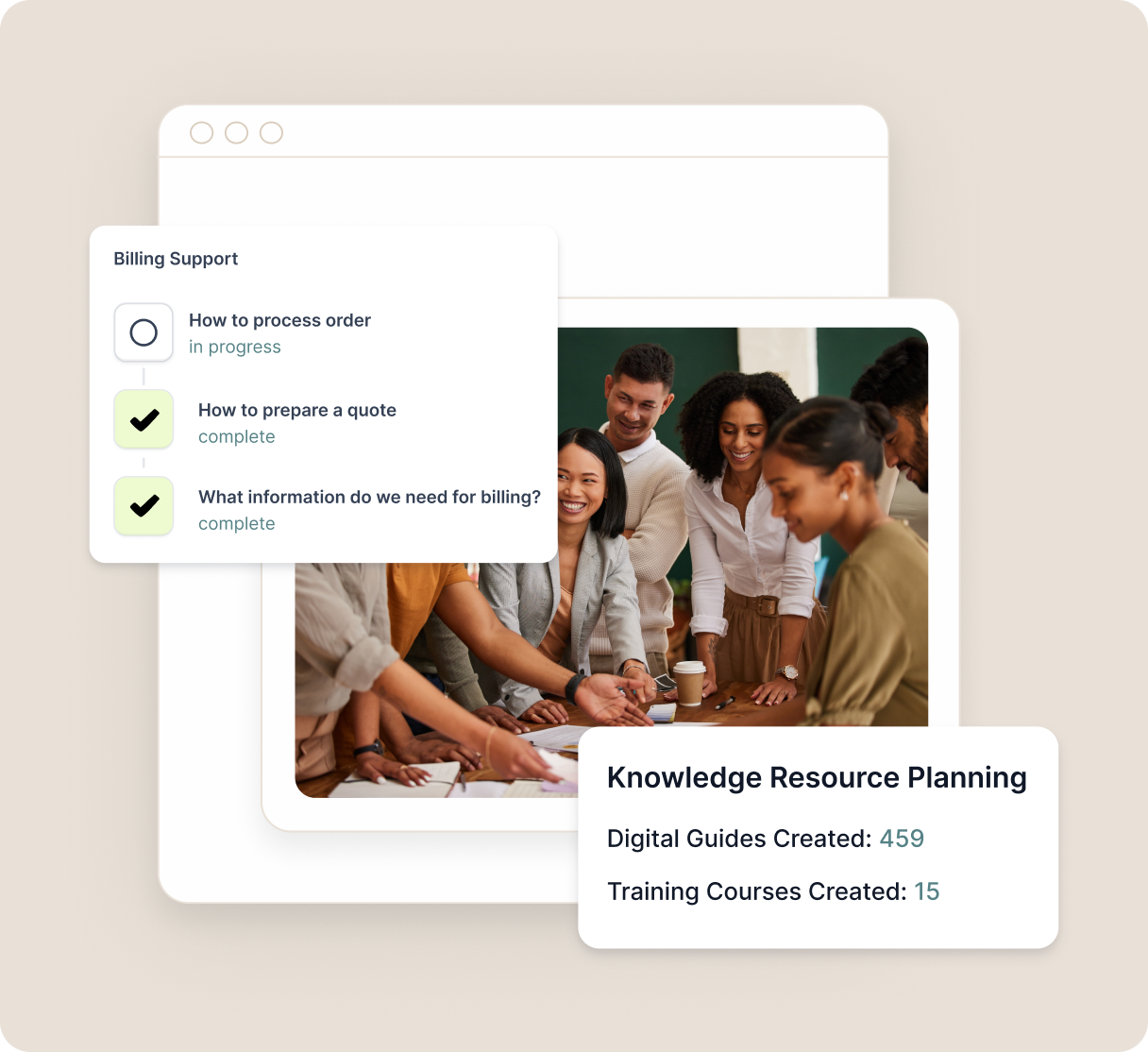 Planning knowledge resources