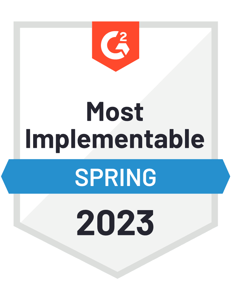 ScreenSteps G2 Spring 2023 Most Implementable