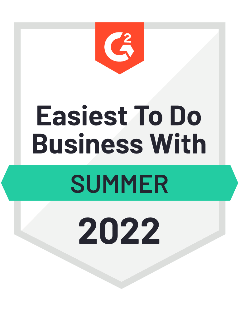 ScreenSteps G2 Easiest to Do Business With Badge